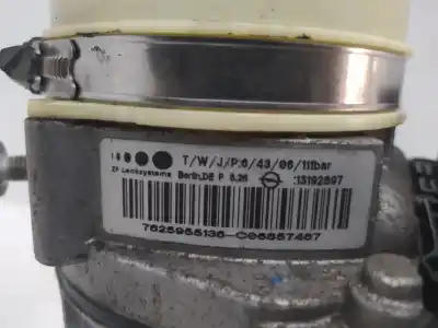 Pièce détachée automobile d'occasion pompe de servo-direction assistée pour opel astra h gtc d-z19dth références oem iam 7625955136 13192897 