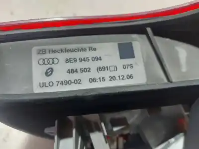 Автозапчасти б/у внутренний правый задний фонарь за audi a4 b7 avant (8ed) 2.0 tdi ссылки oem iam 8e9945094  