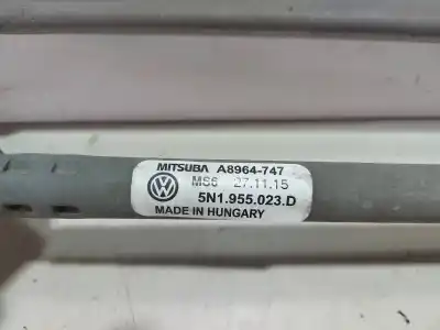 Recambio de automóvil de segunda mano de MOTOR LIMPIA DELANTERO para VOLKSWAGEN TIGUAN (5N2)  referencias OEM IAM 5N1955023D 5N19551198B 