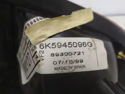 Peça sobressalente para automóvel em segunda mão farolim traseiro direito por seat cordoba berlina (6k2) akl referências oem iam 6k5945096g 89300721 