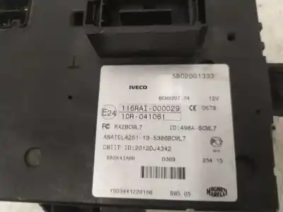 Автозапчастина б/у реле/запоперівник для iveco daily furgón f1afl411ca посилання на oem iam 5802001333 116rai000029 