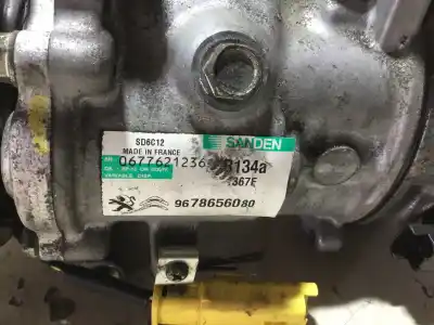 Second-hand car spare part air conditioning compressor for citroen c3 8h01 oem iam references 9678656080  