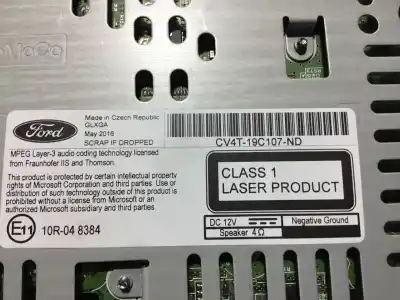 Piesă de schimb auto la mâna a doua sistem audio / cd radio casetofon pentru ford kuga (cbs) xrma referințe oem iam cv4t19c107nd  