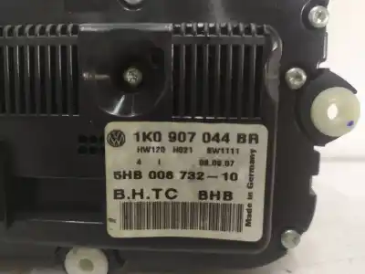 Peça sobressalente para automóvel em segunda mão comando de sofagem (chauffage / ar condicionado) por volkswagen jetta iii (1k2) 1.9 tdi referências oem iam 1k0907044br  
