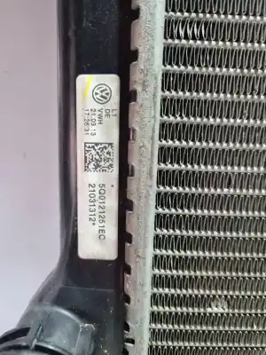 Автозапчастина б/у водяний радіатор для seat leon (5f1) clh посилання на oem iam 5q0121251ec   Автозапчастина б/у водяний радіатор для seat leon (5f1) clh посилання на oem iam 5q0121251ec