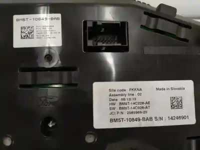 Автозапчастина б/у панель інструментів для ford grand c-max (dxa/cb7, dxa/ceu) 1.0 ecoboost посилання на oem iam bm5t10849bab  