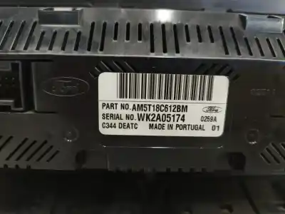 Peça sobressalente para automóvel em segunda mão comando de sofagem (chauffage / ar condicionado) por ford grand c-max (dxa/cb7, dxa/ceu) 1.0 ecoboost referências oem iam am5t18c612bm  