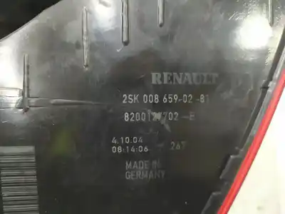 Second-hand car spare part right tailgate light for renault scenic ii (jm) k4m oem iam references 2sk0086590281 8200127702 