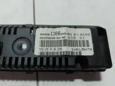 Second-hand car spare part multifunction display for peugeot partner tepee 9hx oem iam references 9666136680  