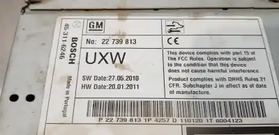 Автозапчастина б/у аудіо система / радіо cd для opel astra j lim. cosmo посилання на oem iam 22739813  