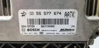 Автозапчастина б/у ебу контролер двигуна для opel astra j lim. cosmo посилання на oem iam 55577674  