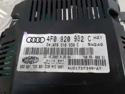 Peça sobressalente para automóvel em segunda mão quadrante por audi a6 berlina (4f2) 3.2 fsi referências oem iam 4f0920932c  
