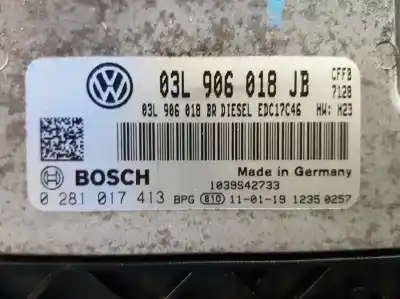 Автозапчастина б/у ебу контролер двигуна для skoda superb combi (3t5) comfort посилання на oem iam 03l906018jb  