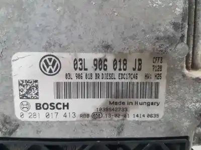 Автозапчастина б/у ебу контролер двигуна для skoda superb combi (3t5) ambition посилання на oem iam 03l906018jb  