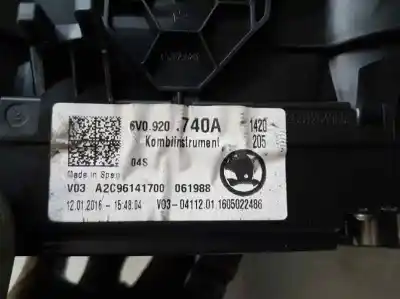 Peça sobressalente para automóvel em segunda mão quadrante por skoda fabia business referências oem iam 6v0920740a  