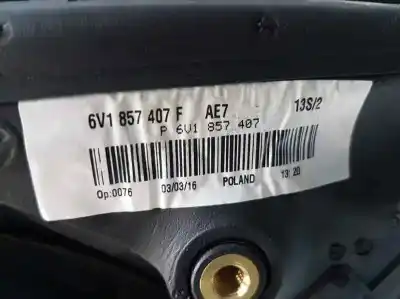 Peça sobressalente para automóvel em segunda mão espelho retrovisor esquerdo por skoda fabia active referências oem iam 6v1857407f  