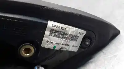 Автозапчасти б/у левое зеркало за skoda rapid (nh) (07.2012->) 1.6 active [1.6 ltr. - 77 kw tdi dpf] ссылки oem iam 5jb857407f  