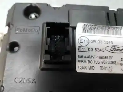Second-hand car spare part multifunction display for ford grand c-max edition oem iam references am5t18b955bf  