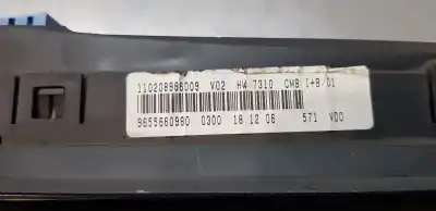 Recambio de automóvil de segunda mano de cuadro instrumentos para citroen xsara picasso 2.0 hdi sx plus referencias oem iam 965566980  