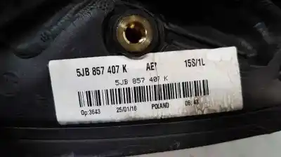 Автозапчасти б/у левое зеркало за skoda rapid active ссылки oem iam 5jb857407k   Автозапчасти б/у левое зеркало за skoda rapid active ссылки oem iam 5jb857407k