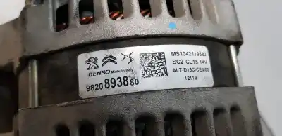 Second-hand car spare part alternator for peugeot 5008 allure oem iam references 9820893880  