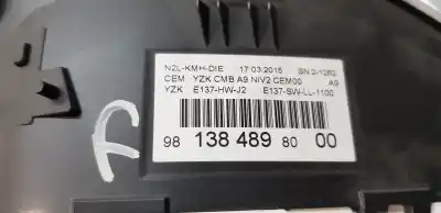Peça sobressalente para automóvel em segunda mão quadrante por peugeot 208 access referências oem iam 9813848980  
