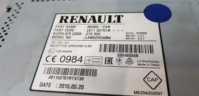 Автозапчасти б/у gps-навигационная система за dacia lodgy laureate ссылки oem iam 281152761r  