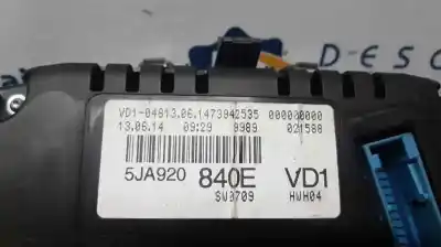 Автозапчасти б/у приборная доска за skoda rapid (nh) (07.2012->) 1.6 active [1.6 ltr. - 77 kw tdi dpf] ссылки oem iam 5ja920840e  