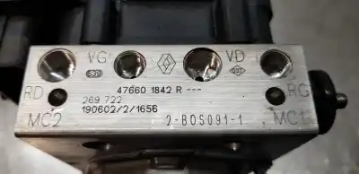 Peça sobressalente para automóvel em segunda mão abs por renault captur limited referências oem iam 476601842r  