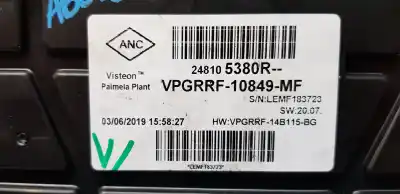 Peça sobressalente para automóvel em segunda mão quadrante por renault captur limited referências oem iam 248105380r  