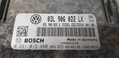 Pezzo di ricambio per auto di seconda mano centralina motore per volkswagen golf vi (5k1) sport riferimenti oem iam 03l906022lk  