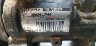 Second-hand car spare part air conditioning compressor for renault kangoo (f/kc0) authentique pack oem iam references 8200716562  