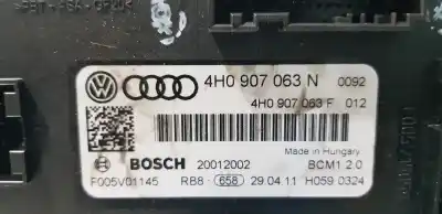 Автозапчастина б/у електронний модуль для audi a6 lim. (4g2) 3.0 tdi quattro посилання на oem iam 4h0907063n  