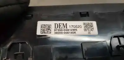 Peça sobressalente para automóvel em segunda mão comando de sofagem (chauffage / ar condicionado) por kia optima emotion referências oem iam 97250d4812  