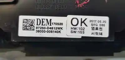 Peça sobressalente para automóvel em segunda mão comando de sofagem (chauffage / ar condicionado) por kia optima emotion referências oem iam 97250d4812  