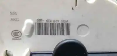 Автозапчастина б/у замок дверей заднього лівого для skoda octavia combi (5e5) ambition посилання на oem iam 5e0839015a  