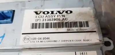 Second-hand car spare part multifunction display for volvo v40 basis oem iam references 31382906ac  