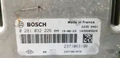 Pezzo di ricambio per auto di seconda mano centralina motore per renault kadjar zen riferimenti oem iam 237106319r  