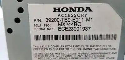 Автозапчастина б/у електронний модуль для honda civic tourer (fk) comfort посилання на oem iam 39200tb9e011m1  