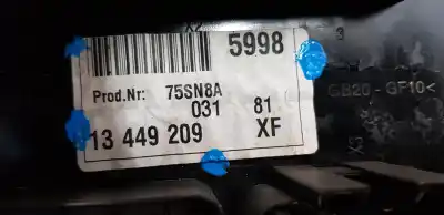 Pièce détachée automobile d'occasion boîtes à fusibles pour opel zafira tourer expression références oem iam 13449209  