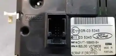 Second-hand car spare part multifunction display for ford fiesta (ccn) ambiente oem iam references dn1t18b955ba  