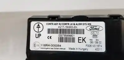 Автозапчастина б/у електронний модуль для ford fiesta (ccn) trend посилання на oem iam av1t15k600ek  