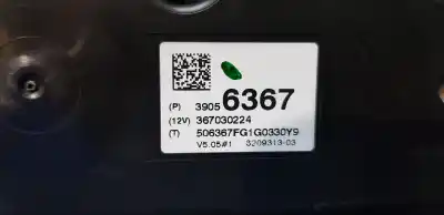 Peça sobressalente para automóvel em segunda mão quadrante por opel corsa e edition ecoflex referências oem iam 39056367  