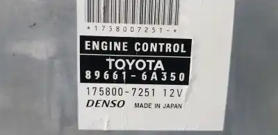 Piesă de schimb auto la mâna a doua unitate de control motor ecu pentru toyota land cruiser (j12) 3.0 turbodiesel referințe oem iam 896616a350  