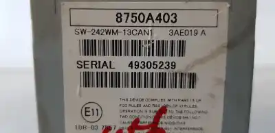 Second-hand car spare part electronic module for mitsubishi outlander (gf0) motion 4wd oem iam references 8750a403  