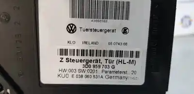 Автозапчастина б/у двиг скла задне ліво для volkswagen phaeton (3d2/3d8) tdi v6 4motion (5 asientos) посилання на oem iam 3d0959703g  