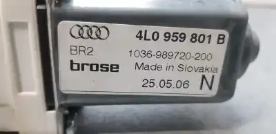 Peça sobressalente para automóvel em segunda mão motor elevador vidro dianteiro esquerdo por audi q7 (4l) 3.0 v6 24v tdi referências oem iam 4l0959801b  
