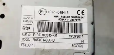 Peça sobressalente para automóvel em segunda mão sistema de áudio / rádio cd por ford focus st-line referências oem iam   