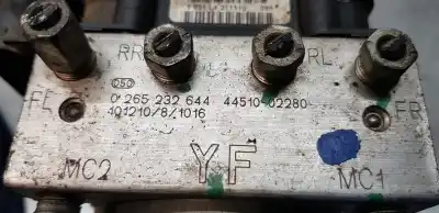 Peça sobressalente para automóvel em segunda mão abs por toyota auris active referências oem iam 4451002280  