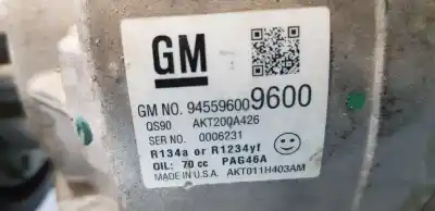 Pezzo di ricambio per auto di seconda mano compressore aria condizionata per opel mokka x selective start/stop riferimenti oem iam 94559600  
